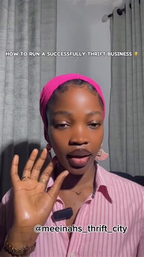 Edited to “10 TIPS ON HOW TO RUN A SUCCESSFUL THRIFT BUSINESS A lot of people have entered my DMs asking me about mentorship and trainings on how to run thrift business and i have repeatedly told them that i don’t train, but today as i am led by the spirit, here is 10 tips (from personal experience) on how to run and manage a successful thrift business. (Full video on my Youtube thethriftboss) Link in Bio. - Instagram Handle To Shop Bale @meeinahs_thrift_city Kindly Like and subscribe to get not