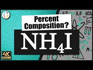 How to find the percent composition of NH4I (Ammonium Iodide)
