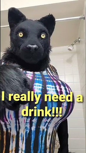 Shower Bloat (Fursuit Inflation)