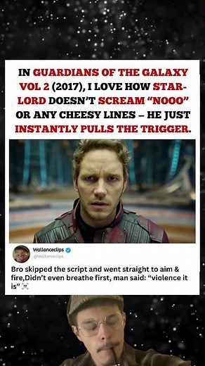 Star lord's instant reaction to Blast Him