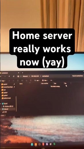 File server on the home server #tech #pc #linux #techtok #yaptech