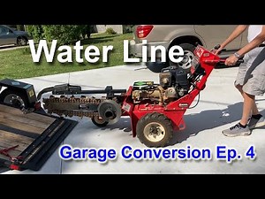 How to install a water line | From Garage to Apartment | Episode 4