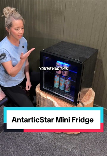 Antarctic Star 1.3 cu ft Mini Fridge with Organizer Shelf Single Zone 40°F-61°F LED Lighting Quiet Cooling System for Kitchens & Bars - Household Appliances #bar #fridge #kitchen #home #antarcticstar