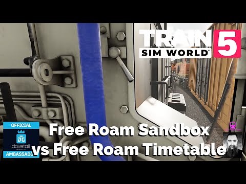 TSW5 Free Roam Sandbox vs Free Roam in Timetable Which is Better