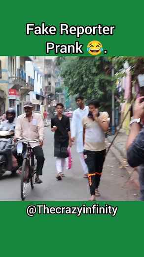 8.7M views · 236K reactions | Fake Reporter Prank in kolkata #reelsfb #prank #funny | The Crazy Infinity | Facebook