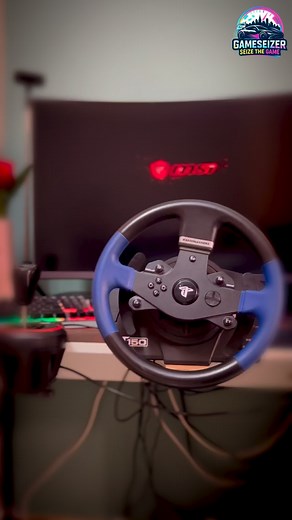 Gaming Setup Tour 🎮 Thrustmaster T150 Pro TH8S Shifter | Budget Racing Setup 2025 #gaming | Noman Fareed