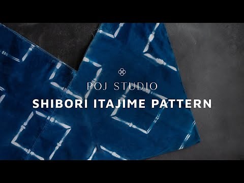 DIscovering Japanese Shibori - Itajime Pattern