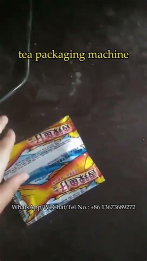 Inner and outer tea bag packing machine with 40 bags/min🍵 #teapackingmachine