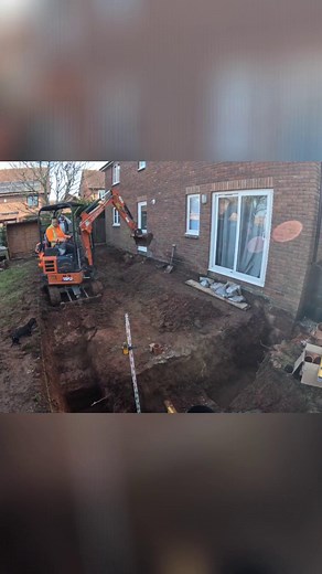 Backyard Excavation | Fixing Footings and Drainage Pipes! We're throwing it back to this very impressive rear extension in the heart of Exeter. The boys get excavating for the new foundations to get poured, however! We encountered a problem, these old drainage pipes need to be relocated! Want to see the full project? Check out this video! https://youtu.be/p1Ee6-hjswM?si=Ce-6xqnGiVc2NuIK www.SilverFernDevelopments.co.uk #SFD #SilverFernDevelopments #Construction #Renovation #Concrete #Foundations