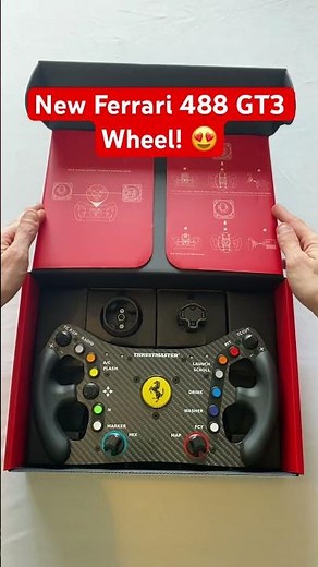 Unboxing New Thrustmaster Ferrari 488 GT3 Wheel!
