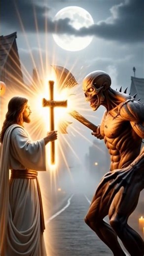 jesus planet ai | The Halloween Beast Who Challenged Christ #shorts