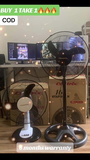 Centrix Electric Fan: Buy-1 Take-1 Deal, High Quality & Imported Motor