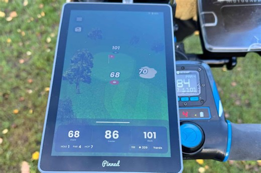 Pinned Caddie Golf GPS Tablet Review: Big Screen and Precise Data | National Club Golfer