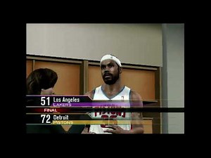 ESPN NBA 2K5 (Lakers vs Pistons) Original Xbox HD Gameplay #2