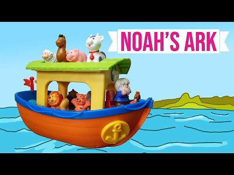 Play & Fun with Noah's Ark Toy - Learn & match animals with shapes, sounds and music | Toys for Tots