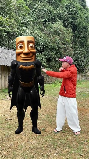 Batman flying body parts matching