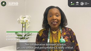 18 reactions | Eliane Ubalijoro, CEO of CIFOR-ICRAF shared her vision...