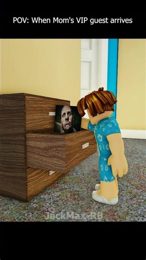 Neighbor Girl VS Lil Bro 😂 #roblox