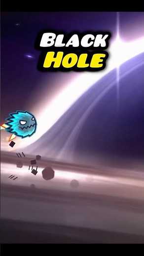 There’s a BLACK HOLE In GD 😱 - #geometrydash #gd #blackhole