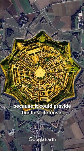 Palmanova - the star shaped town in Italy