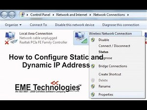 How to Configure Static and Dynamic IP Address