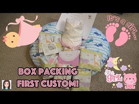 Custom Reborn Baby Box Packing! My First Custom!