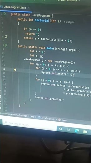 triangle java program for interview @primejava12