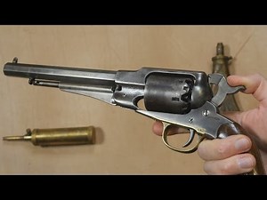 An antique percussion revolver and how it works