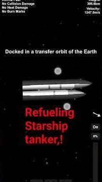 Starship tanker refuel #SFS