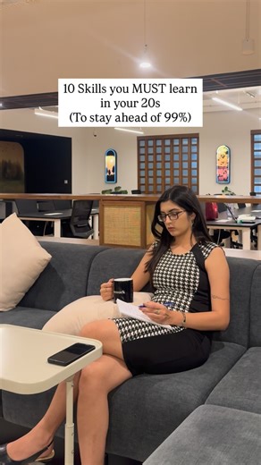 Shivanjali | Tech, Creativity, Lifestyle on Instagram: "Your 20s quietly decide your next 20 years. Master these skills early, and you won’t just keep up… you’ll stay ahead of 99% who figure this out too late! 1. Problem Solving and Critical Thinking 2. Communication and Public Speaking 3. Financial Literacy 4. AI Literacy 5. Data Analytical Skills 6. Personal Branding 7. Networking 8. Time Management and Productivity 9. Emotional Intelligence 10. Adaptability and Continuous Learning Comment “SK