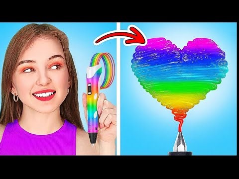 Unlock Your Hidden Creativity || 3D Pen and Hot Glue Crafts That Will SHOCK You