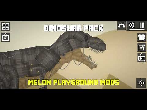 Dinosuar Mod Pack in Melon Playground (Melon Sandbox)