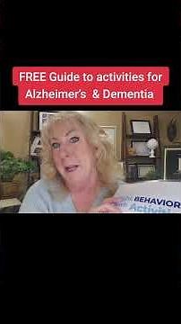 Alzheimer's & Dementia Activities to the rescue.