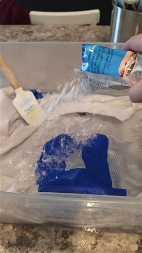 The RLR did such a fantastic job at getting rid of yellowing on the fabric