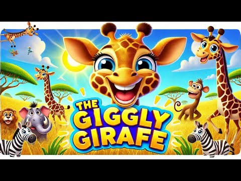 The Giggly Giraffe Fun: Rhyming song with animated characters | Perfect For Kids