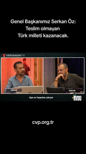 Genel Başkanımız Serkan Öz: Teslim olmayan Türk milleti kazanacak!