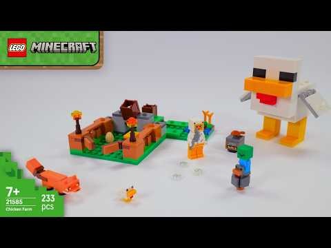 LEGO Minecraft 21585 Chicken Farm 📦 Unboxing & Speed Build