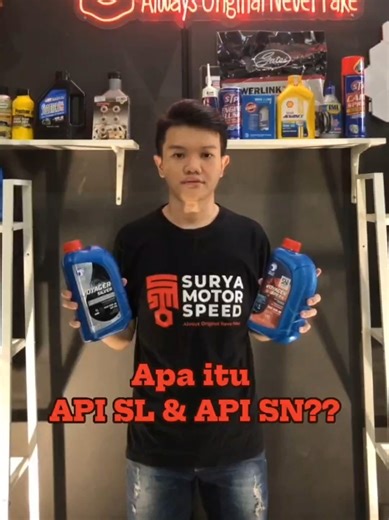 Apa Itu API SL dan API SN Dalam Oli Mesin?
