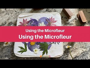 Using the Microfleur - How to Press Flowers In the Microwave