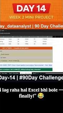 Day 14 Excel Challenge 🚀 Create Dashboard with Pivot Tables & Lookup