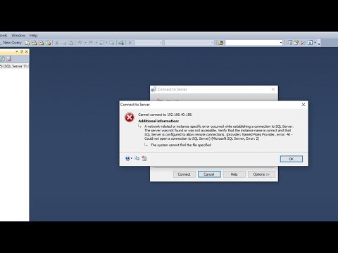 [Solved 100%] | SSMS Can Not Connect to SQL Server | Error: 2 حل مشكلة 👍