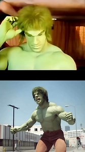 La transformación de Lou Ferrigno en Hulk, para la serie de televisión, implicó un extenso proceso de maquillaje y un gran esfuerzo físico. Ferrigno, ya un culturista con un físico imponente, pasaba horas en maquillaje para lograr el icónico aspecto verde y musculoso de Hulk. Además, su interpretación requería transmitir emociones intensas sin utilizar la voz, lo que representaba un desafío actoral. #ElIncreibleHulk #fx #cine #series #viralchallenge #viralreelsfacebook #videoviralシ #viralpost #v