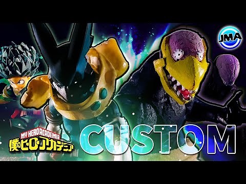 Custom My Hero Academia Nomus and 100% Dark Deku figure - Stop Motion Review / JM Animation