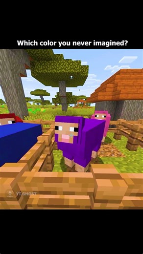 Minecraft Color Mixing Experiment trend 🤯 #minecraft #shorts