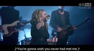 阿黛尔Adele皇家艾伯特大厅演唱会高清视频（中英文字幕版）！