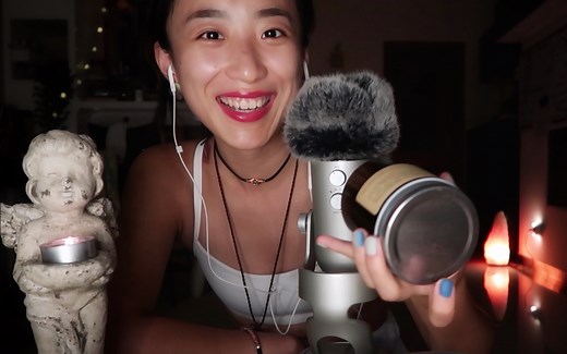 「Julia助眠」我所有的蜡烛及烛台合集～｜中英文混杂闲聊 有字幕哈哈哈