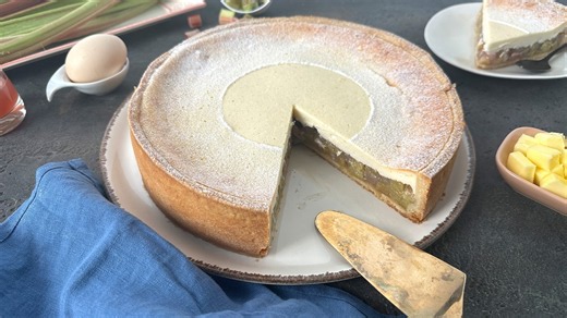 Rezept: Rhabarber-Schmand-Kuchen