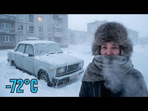 🔥 Life at −72°C ❄️ Inside the Coldest Place on Earth • Yakutsk