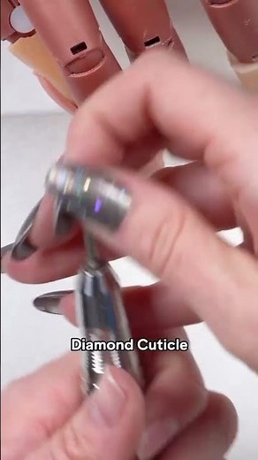 How to easily clean your nails cuticle are with an electric file