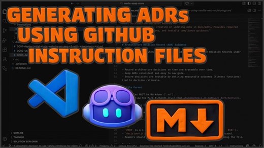 Generate ADRs with GitHub Copilot Instruction Files (.md) | Steve Harrison